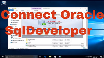 How to connect Oracle SqlDeveloper to Database
