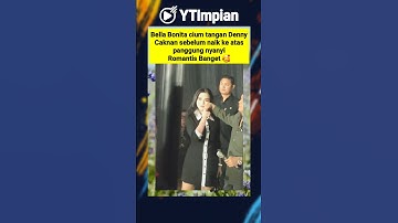Bella Bonita cium tangan Denny Caknan sebelum manggung #bellabonita #dennycaknan #trending