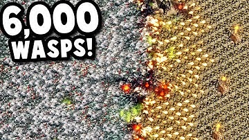6,000 Wasp Turrets Only VS Insane Custom Zombie Waves! - They Are Billions Custom Map Gameplay