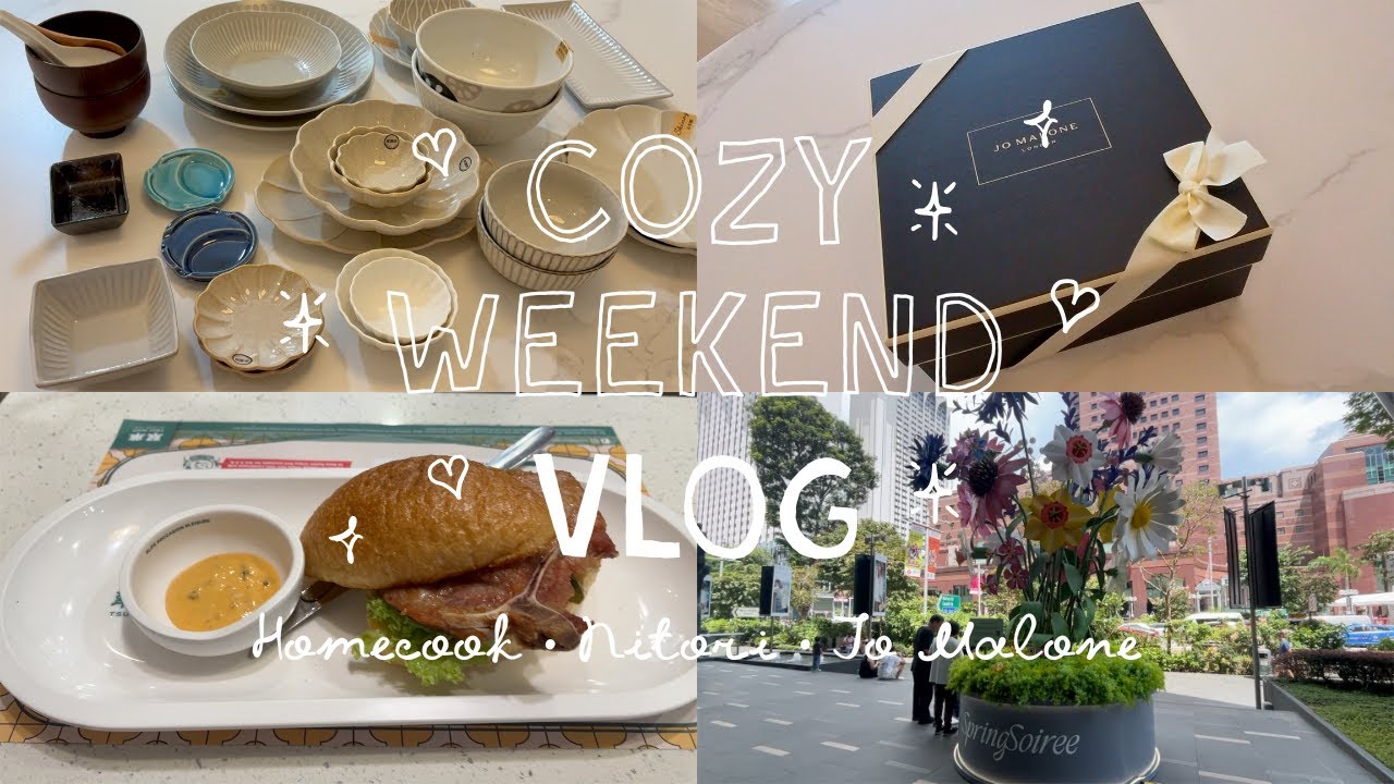 Cozy Weekend Vlog 💕 Okonomiyaki Brunch, Nitori Finds & Jo Malone Unboxing