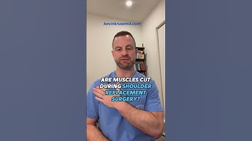 Are Muscles Cut During Shoulder Replacement Surgery #shoulderreplacement #orthopedicsurgeon