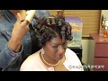 How to Roller Set Natural Hair (4B hair)