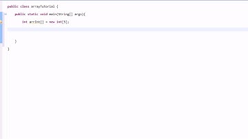 Learning Java: Part 9: Creating Integer Arrays