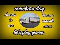 Thank you!! Members non members day let's play game and win some banana, tamsak and views