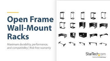 Open Frame Wall-Mount Racks | The StarTech.com Advantage