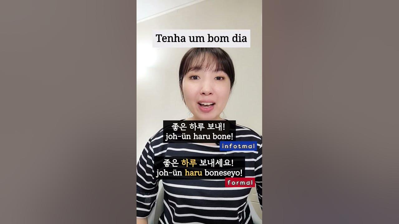 Como falar tenha um bom dia em coreano aprenda com a unnie coreana a