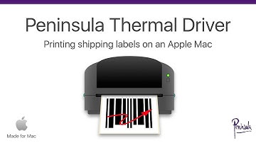 Mac Shipping Labels - How to print to a thermal label printer from your Apple Mac computer