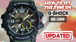 Time Setting Details G-SHOCK GG-1000 Mudmaster (Updated) | SolimBD