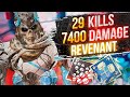 ЗР#106! SOLO 29 KILLS & 7400 DAMAGE ON REVENANT ! РЕВЕНАНТ 8 сезон гайд по Апекс Легенд Реликвия