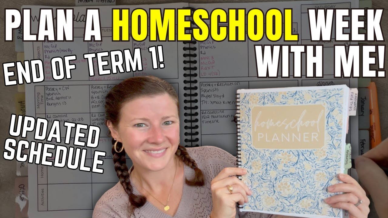 *NEW* Plan with Me || Homeschool Weekly Schedule || Charlotte Mason ...