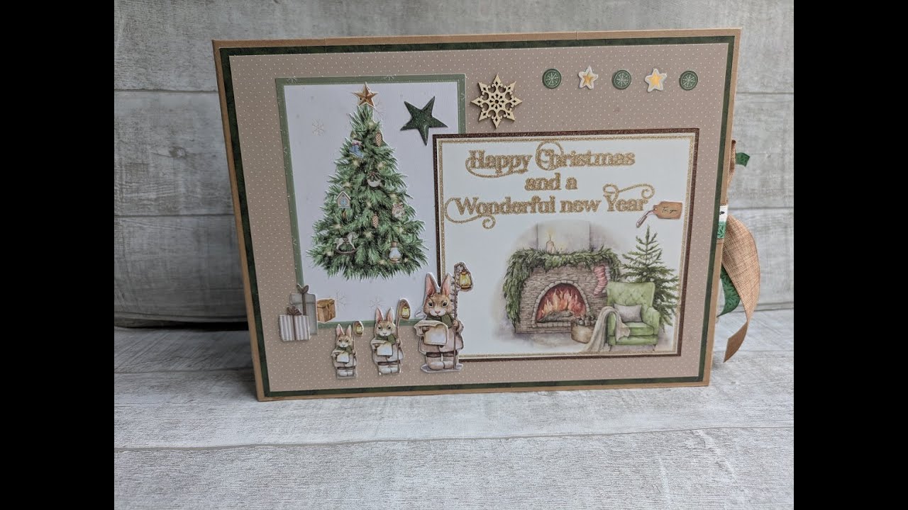 PRESENTATION ET TUTO : Calendrier de l'avent (2) Noël au coin du feu