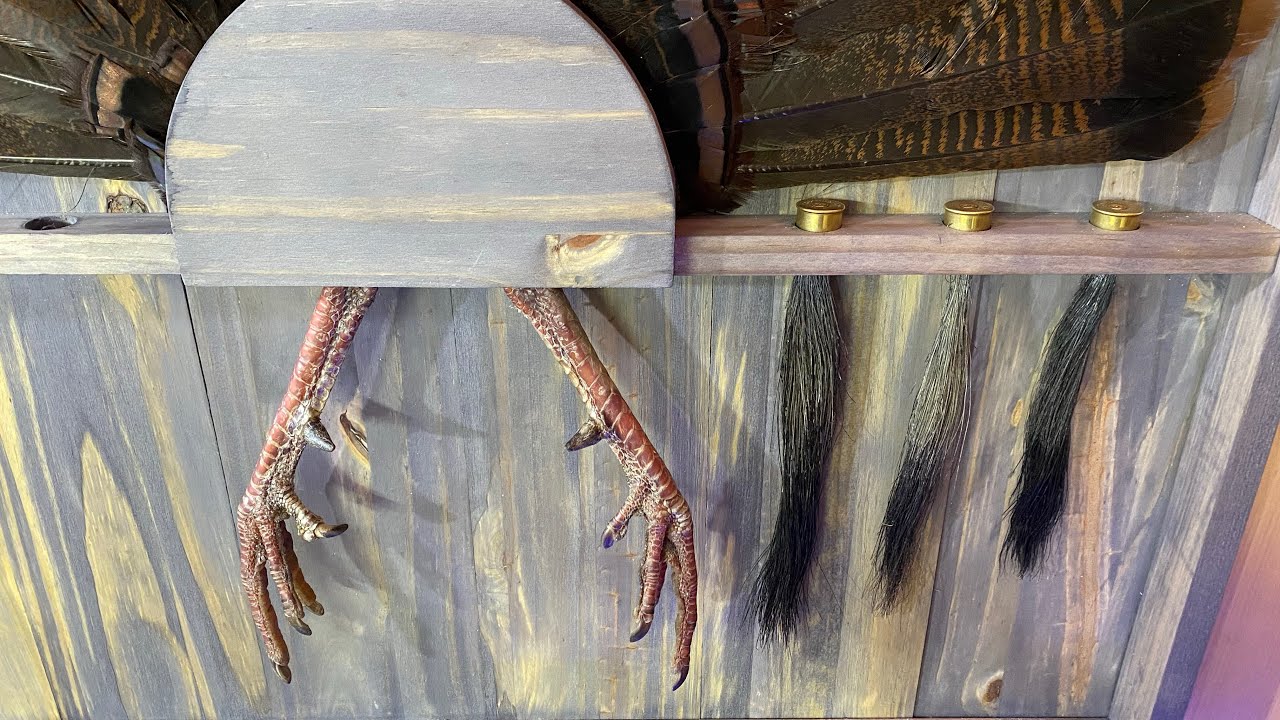 Goltine Turkey Plaque: Display fan, spurs, and multiple beards! How I preserve my gobblers