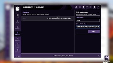 PIVX Core #QTWallet v4.0 - Contacts Feature