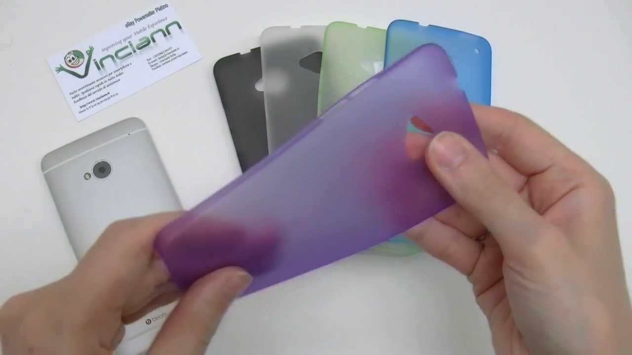 Custodia HTC One M7 Youcase Verde Fluorescente – TPU Protettiva Antiurto