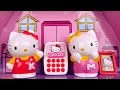 Hello Kitty и её домик - Видео с игрушками для девочек  Hello Kitty and her house