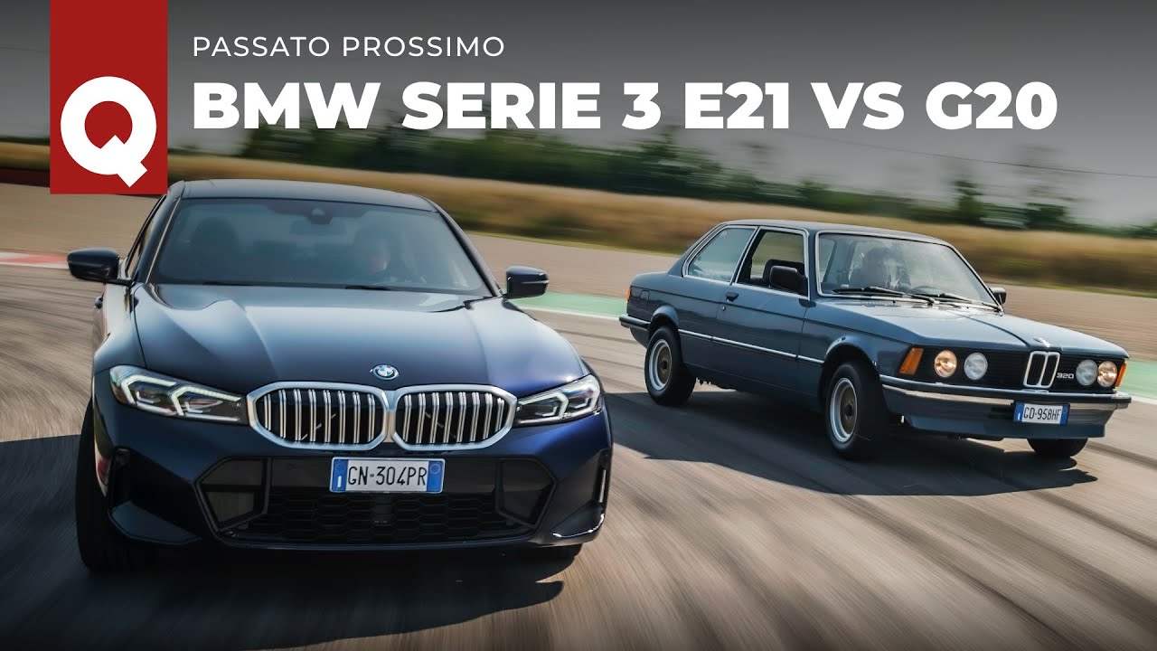 Bmw Serie 3 E21 vs G20: passato prossimo 