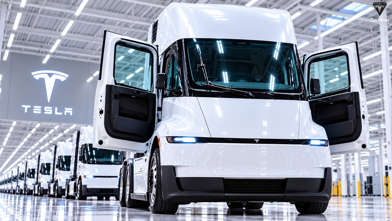 “Exciting New Tesla Semi 2.0 Leaked from Elon Musk’s Factory!” – Video