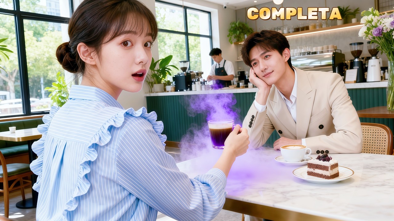 🍑Para assustar o CEO, a moça deu-lhe de propósito o café mais amargo, mas ele se apaixonou!#amor