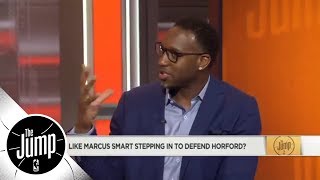 Tracy Mcgrady None Of Jr Smiths Teammates Came To His Defense Vs. Marcus Smart The Jump Espn