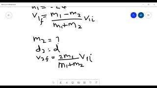 Elastic Collision: Chapter 9 problem 70 Resnick Halliday 10th Edition