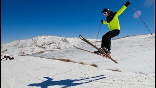 110km/h Skiing and Jumping in Kayseri, Turkey (Masked Wolf - Astronaut in the Ocean)