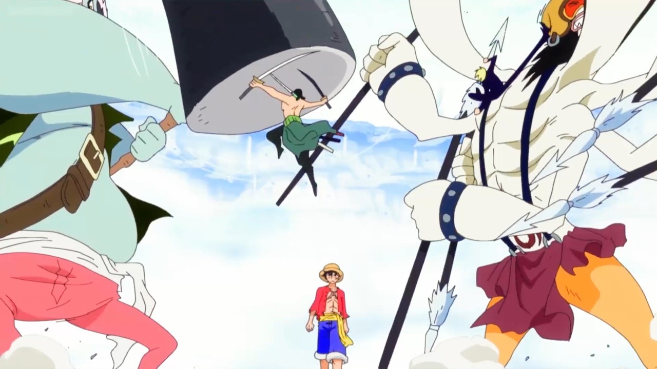 ゾロ＆サンジ参戦！ルフィの邪魔はさせない！麦わらの一味の絆！ルフィのために道を開く【One Piece  Fish-Man Island Arc Full HD Engsub】