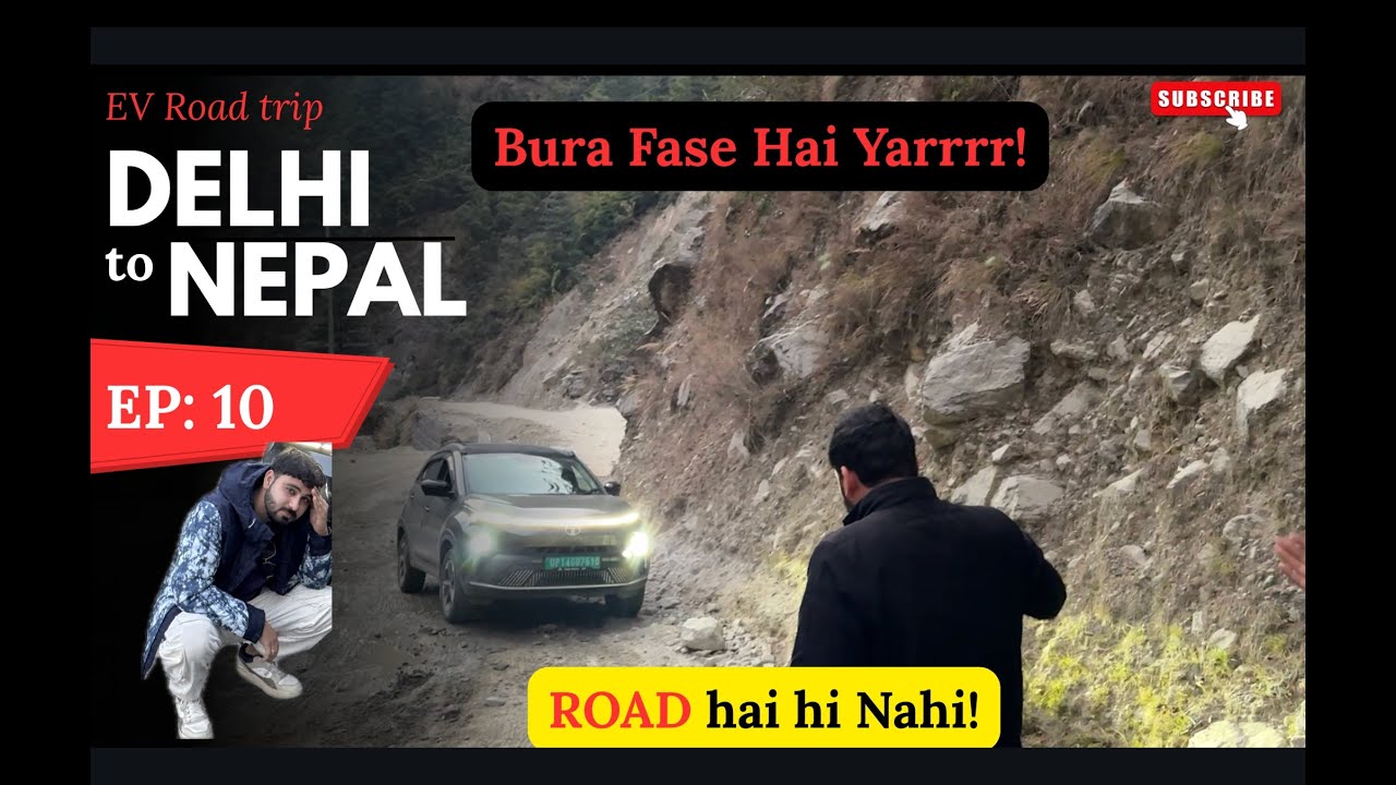 Annapurna South Sunrise to Jomsom Road Disaster! 🏔️ Nexon EV 45 (Ep 10)