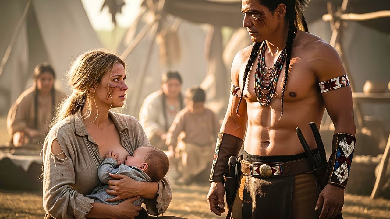 Komanche-Häuptling erwischt gefangene weiße Frau beim Stillen ihres Sohnes – und handelt unerwartet!