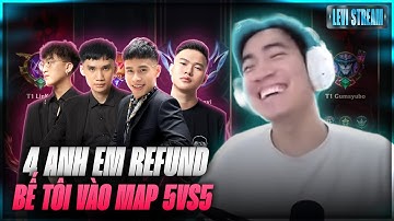 4 anh em RF bế tôi vào map 5vs5 vì thấy tôi luyện tập TFT quá nhiều