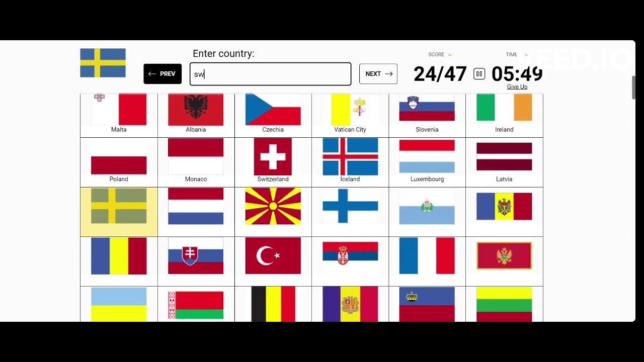 FLAGS OF EUROPE QUIZ SPORCLE YouTube Flags of europe quiz sporcle youtube