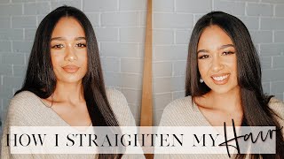 How I Straighten My Hair!