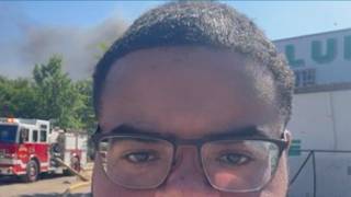 Akron fire crews battle massive fire