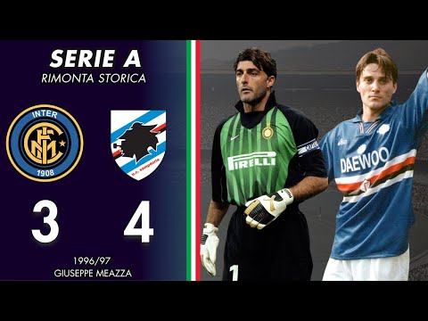 Serie A 1996 97 Inter Vs Sampdoria La Leggendaria Rimonta Della Sampdoria 