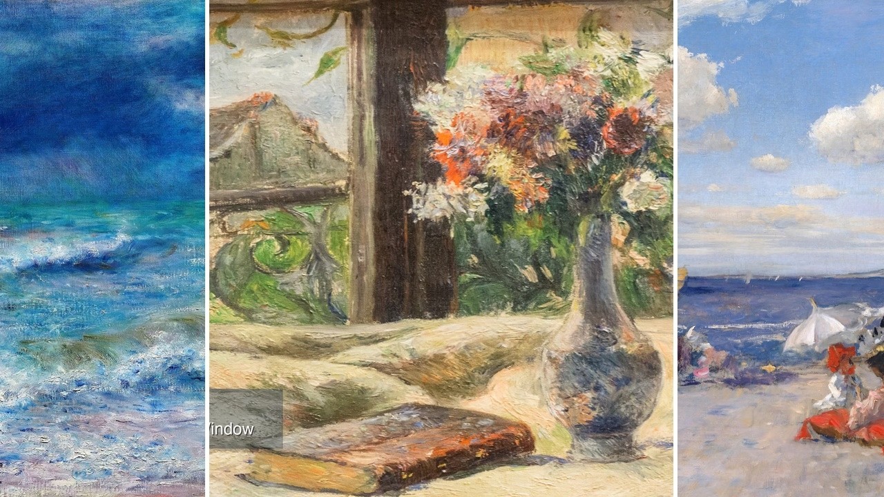 Impressionist Art TV — Silent Art Gallery · October 12 Morning | Vase of Flowers at t… & others