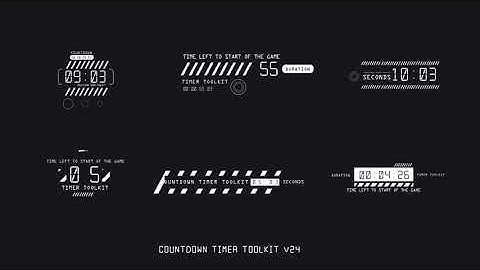Countdown Timer Toolkit V24 | After Effects Template