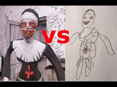 Рисую Монахиню из Evil Nun - YouTube.