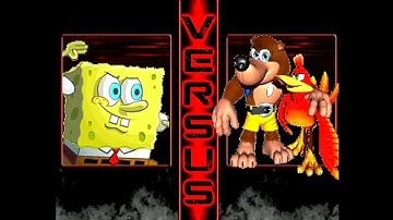 M.U.G.E.N #50: SpongeBob SquarePants and Chowder and Kimchi vs Banjo-Kazooie and Donkey Kong