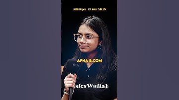 Regular College Ke Sath CA Ko Kaise Manage Kiya? #Shorts #CARankers #PW