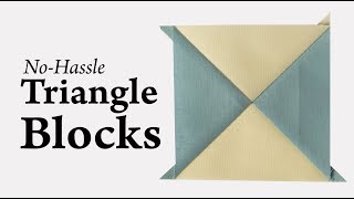No Hassle Triangle Blocks