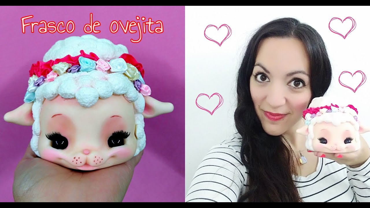 CÓMO hacer una OVEJITA 🐑en FRASCO/ BORREGUITO DE LA ABUNDANCIA 💲por MARIA LAURA ROMBOLÁ
