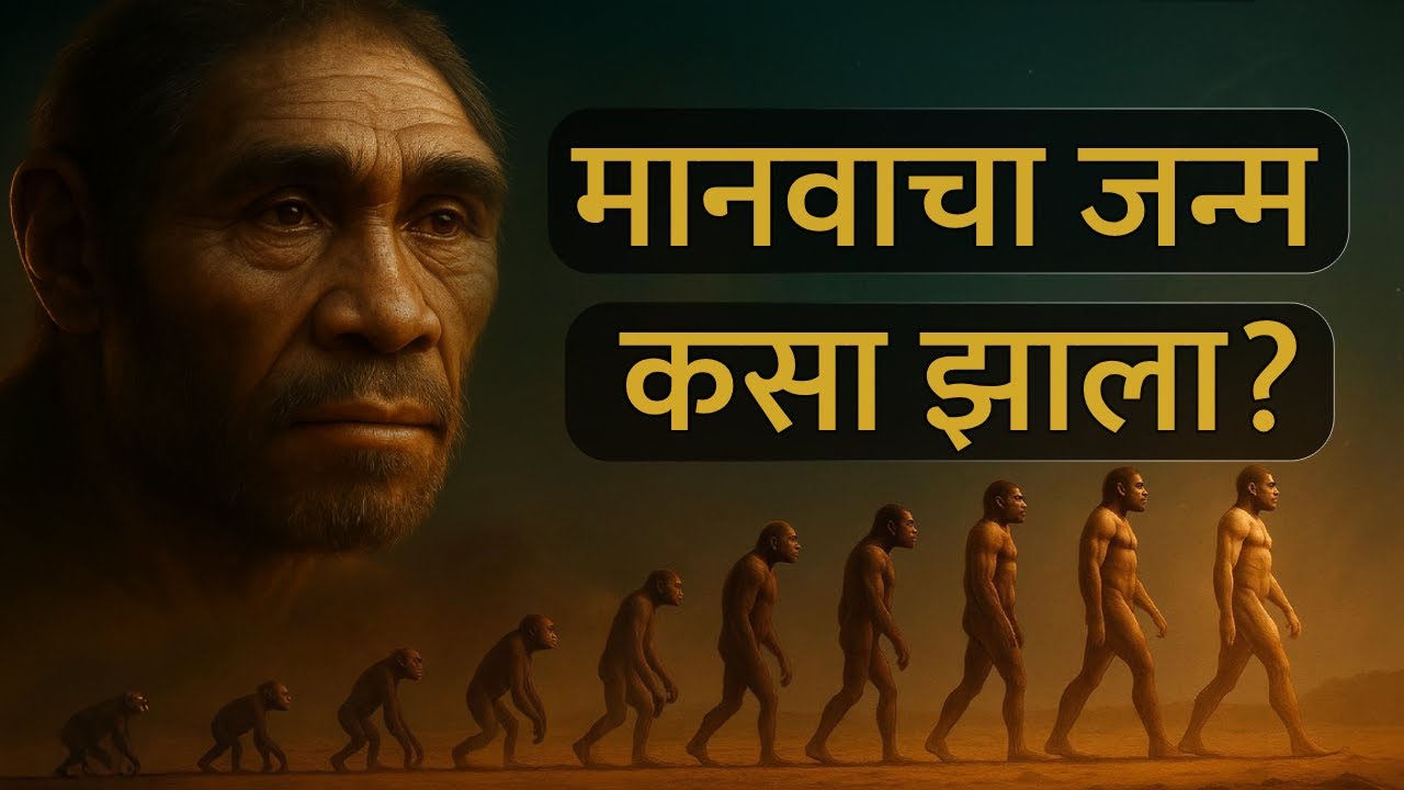 मानवाचा जन्म कसा झाला? – पृथ्वीवरच्या जीवनाची अविश्वसनीय सफर #marathiscience  #marathiscience