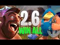 HOG 2.6 WIN EVERY DECKS - CLASH ROYALE