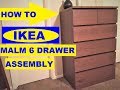 How to assemble IKEA Malm 6 drawer chest How to assemble IKEA Malm 6 drawer chest