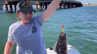 Took Nanay fishing in Chesapeake bay and lunch at Dockside Seafood