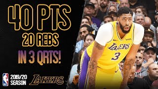 Anthony Davis 40 Points, 20 Rebounds Vs Memphis Grizzlies - Full Highlights 29102019