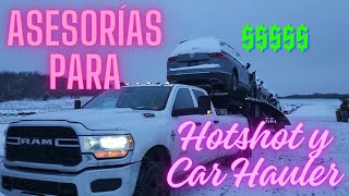 Hotshot en español / Asesorias en HOTSHOT y Car Hauler en plena Tormenta invernal enero 2024