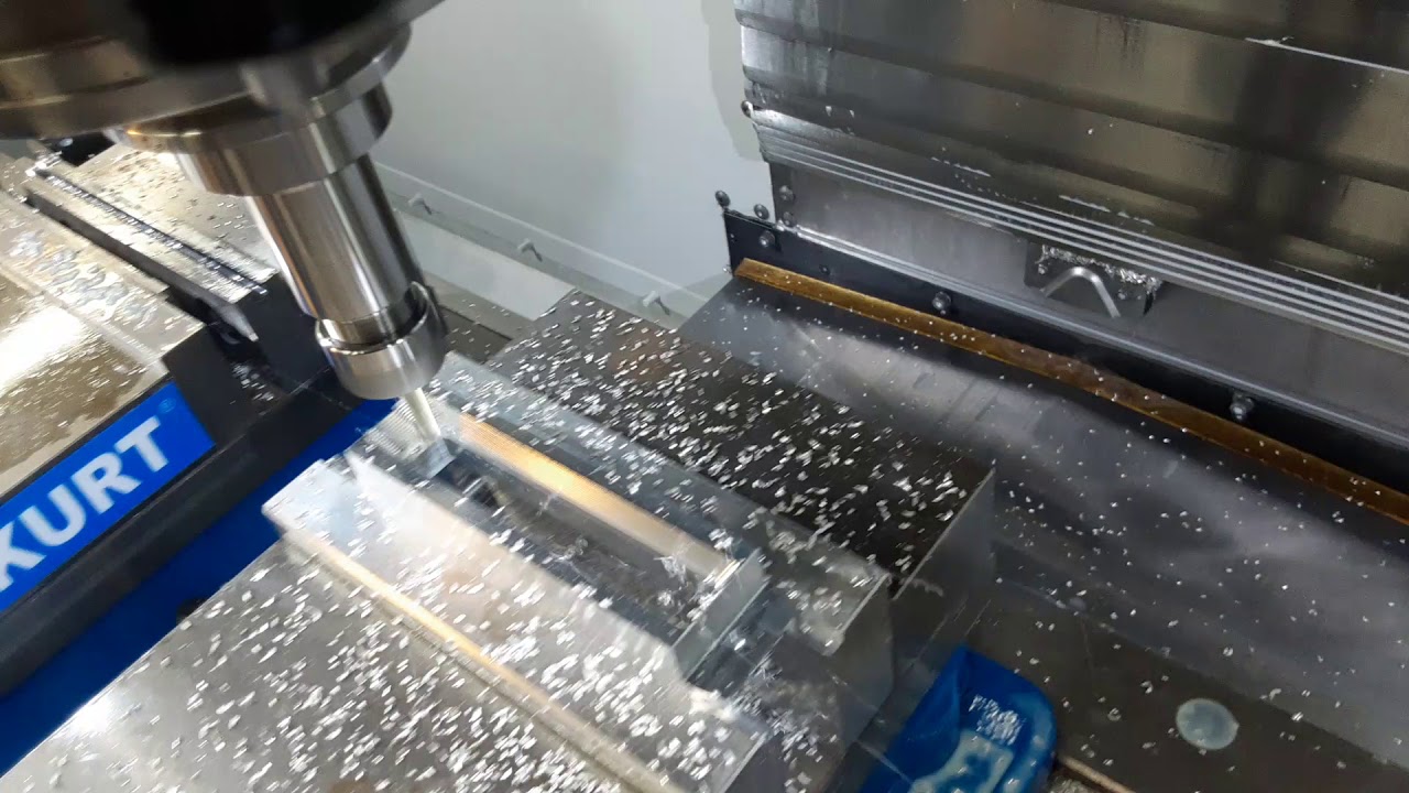 Cnc Roughing CNC milling surfacing roughing - YouTube