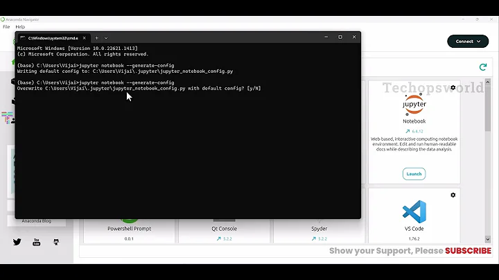 How to change jupyter path and jupyter lab path work directory | techopsworld