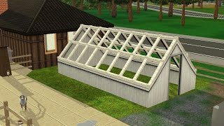 WATCH IN HD!! A greenhouse for your sims! NO STORE CONTENT OR CC, JUST NEED SIMS 3 BASE GAME TO BUILD!!