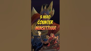 Counter Hero Minsitthar di Mobile Legends #shorts #mobilelegends #counterhero